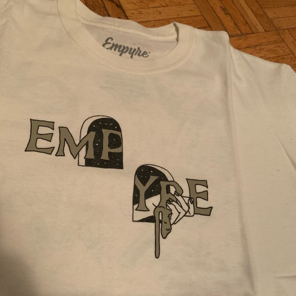 Empyre Other - Empyre Vintage Goth Graphic Tee Illustrative White Skater Shirt Tee Unisex